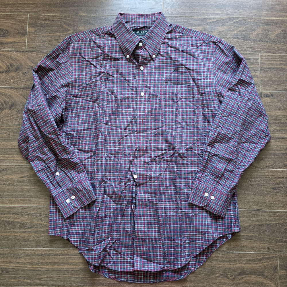Lauren Ralph Lauren Plaid Button-Down Shirt -